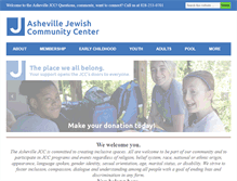 Tablet Screenshot of jcc-asheville.org